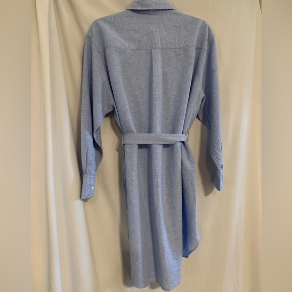 H&M Denim Shirt Dress Size S/M - Picture 2 of 4
